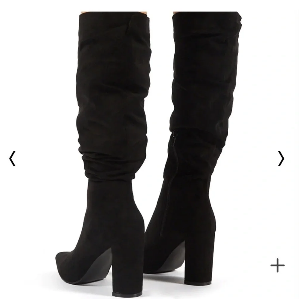 🎓TOP Moda Black Over the Knee Boots